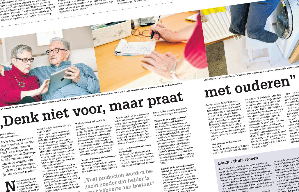 “Denk niet voor, maar praat met ouderen”