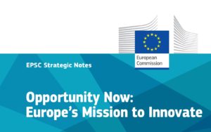 opportunity now europes mission to innovate